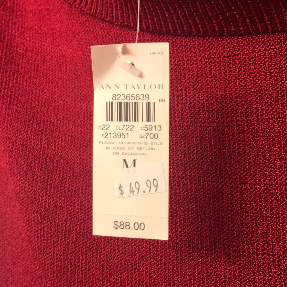 NWT- Ann Taylor Sweater - Picture 2 of 3